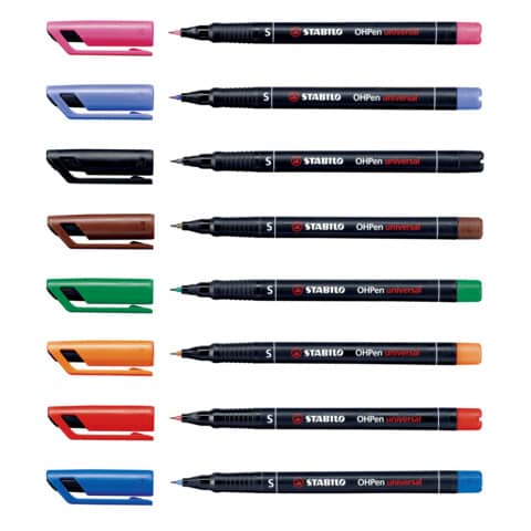 Penna Stabilo OHPen universal Superfine (S) 0,4 mm nero 841/46